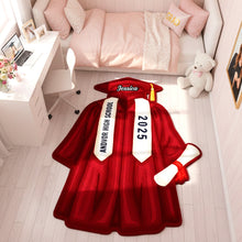 Load image into Gallery viewer, Celebrate Achievement: Custom Graduation Uniform Doormat - Personalized Gift for Graduates Doormat PopCulturePrints
