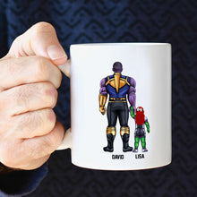 Load image into Gallery viewer, Like Father Like Daughter Personalized Mug - Superhero Edition Coffee Mug PopCulturePrints

