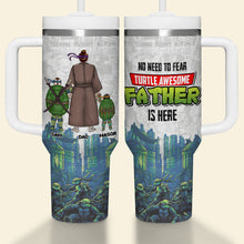 Load image into Gallery viewer, Personalized Turtle Themed Tumbler for Dad - Awesome Father Gift Tumbler Cup PopCulturePrints
