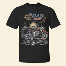 Load image into Gallery viewer, Road Warrior Dad - Custom Biker Shirt | Perfect Gift for Dad &amp; Grandpa Shirts PopCulturePrints
