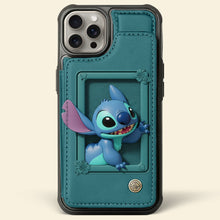 Load image into Gallery viewer, “Celebrate Your Unique Love” - Couple Leather Flip Wallet Phone Case - Personalized Gift for Couples Phone Case PopCulturePrints
