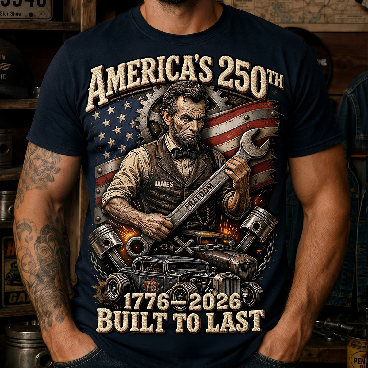 America's 250th - Celebrate Freedom with Personalized Apparel