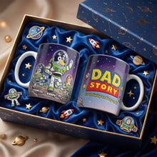 Load image into Gallery viewer, “Adventure Awaits!” - Dad’s Greatest Adventure Coffee Mug - Personalized Gift for Dads, Grandpa, and Fathers Coffee Mug PopCulturePrints

