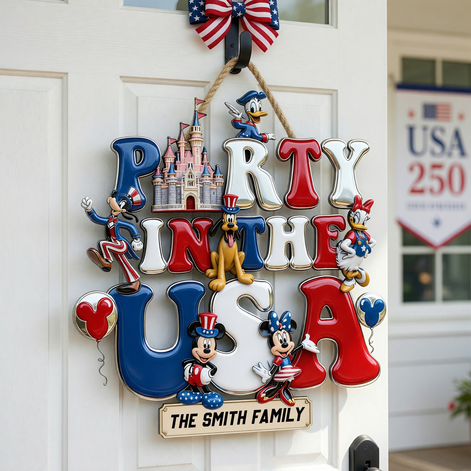 Celebrate the USA: Personalized American Fun Acrylic Sign - Perfect Gift for Patriots