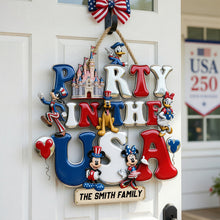 Load image into Gallery viewer, Celebrate the USA: Personalized American Fun Acrylic Sign - Perfect Gift for Patriots
