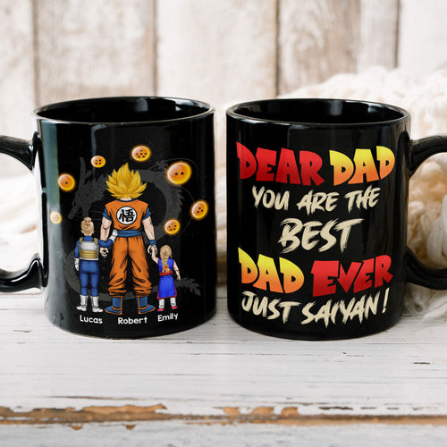 Personalized Dragon-themed Best Dad Mug Coffee Mug PopCulturePrints
