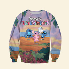 Load image into Gallery viewer, Personalized Cartoon-Themed Mom Shirt - Custom Names AOP Products PopCulturePrints
