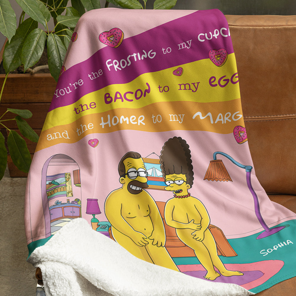 Personalized Couple Blanket - Playful & Cozy | Valentine's Day Gifts Blanket PopCulturePrints