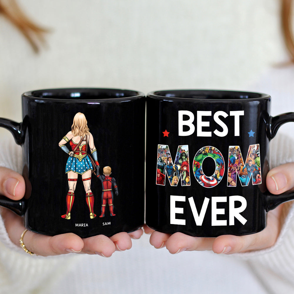 Best Dad Ever Personalized Coffee Mug - Dragon Inspired