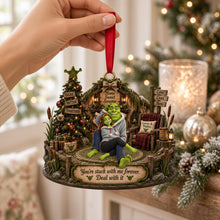 Load image into Gallery viewer, You're Stuck with Me Forever - Sweet Swamp Christmas Ornament | Personalized Gift for Couples
