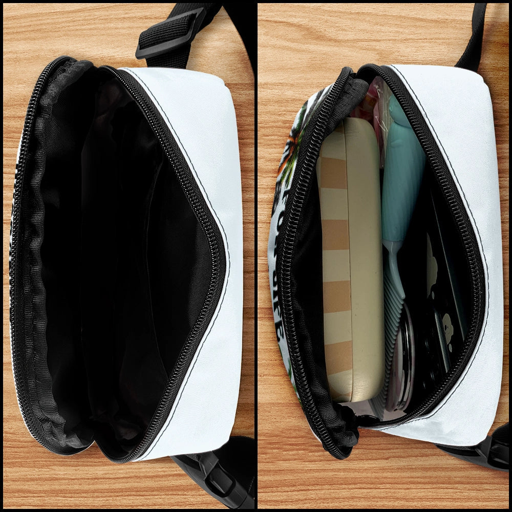 Travel Partners For Life - Personalized Crossbody Belt Bag Crossbody Belt Bag PopCulturePrints