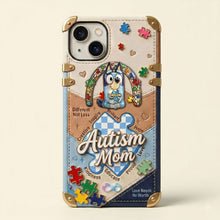 Load image into Gallery viewer, “Different, Not Less” – Cute Autism Mom Phone Case - Personalized Gift for Autism Moms, Supportive &amp; Unique Design Phone Case PopCulturePrints
