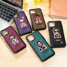 Load image into Gallery viewer, &quot;Embrace Your Inner Horror!&quot; - Horror Character Leather Flip Wallet Phone Case - Personalized Gift for Horror Lovers Phone Case PopCulturePrints
