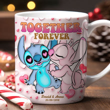 Load image into Gallery viewer, Personalized Cartoon Couple Mug - Together Forever Gift | Valentine&#39;s Day Gifts Coffee Mug PopCulturePrints
