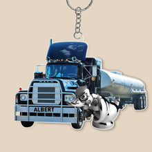 Load image into Gallery viewer, Personalized Truck Keychain - Perfect Gift for Truck Enthusiasts Keychains PopCulturePrints
