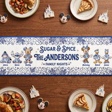 Load image into Gallery viewer, “Sugar &amp; Spice for Family Nights” - Personalized Family Gingerbread Table Runner
