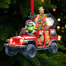 Load image into Gallery viewer, Personalized Off-Road Vehicle Christmas Ornament - Custom Name &amp; Festive Design Ornament PopCulturePrints
