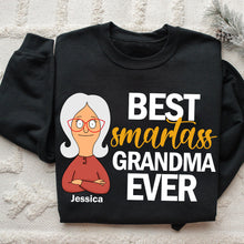 Load image into Gallery viewer, Best Smartass Grandma Ever - Personalized Gift Shirt for Grandma Shirts PopCulturePrints
