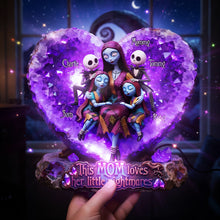 Load image into Gallery viewer, This MOM loves her little nightmares - Dark Fantasy Mom &amp; Kids Light Box - Personalized Gift for Mom, Grandma, and Kids Light Box PopCulturePrints
