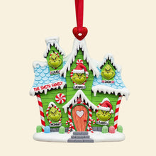 Load image into Gallery viewer, Celebrate Family Joy with Our Grinch-Inspired Christmas Ornament - Personalized Gift for Loved Ones Ornament PopCulturePrints
