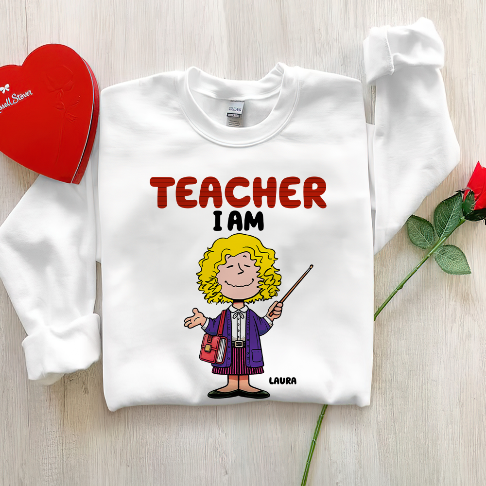 Personalized Teacher Shirt - Teacher I Am Shirts PopCulturePrints