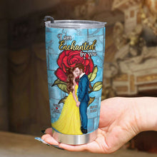 Load image into Gallery viewer, Personalized Enchanted Couple Tumbler - Unique Gift for Couples Tumbler Cup PopCulturePrints
