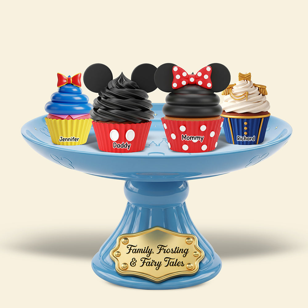 Family, Frosting & Fairy Tales - Personalized Acrylic Plaque for Family Shaped Plaques PopCulturePrints