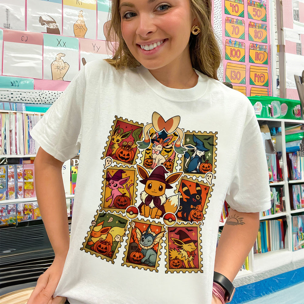“Embrace the Spook!” - Spooky Critter Evolves Shirt, Custom Gift for Halloween Lovers Shirts PopCulturePrints