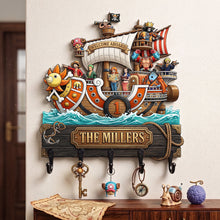 Load image into Gallery viewer, Sea Adventure Acrylic Key Hanger - Personalized Gifts For Family 03HATA160726 Key Hanger PopCulturePrints
