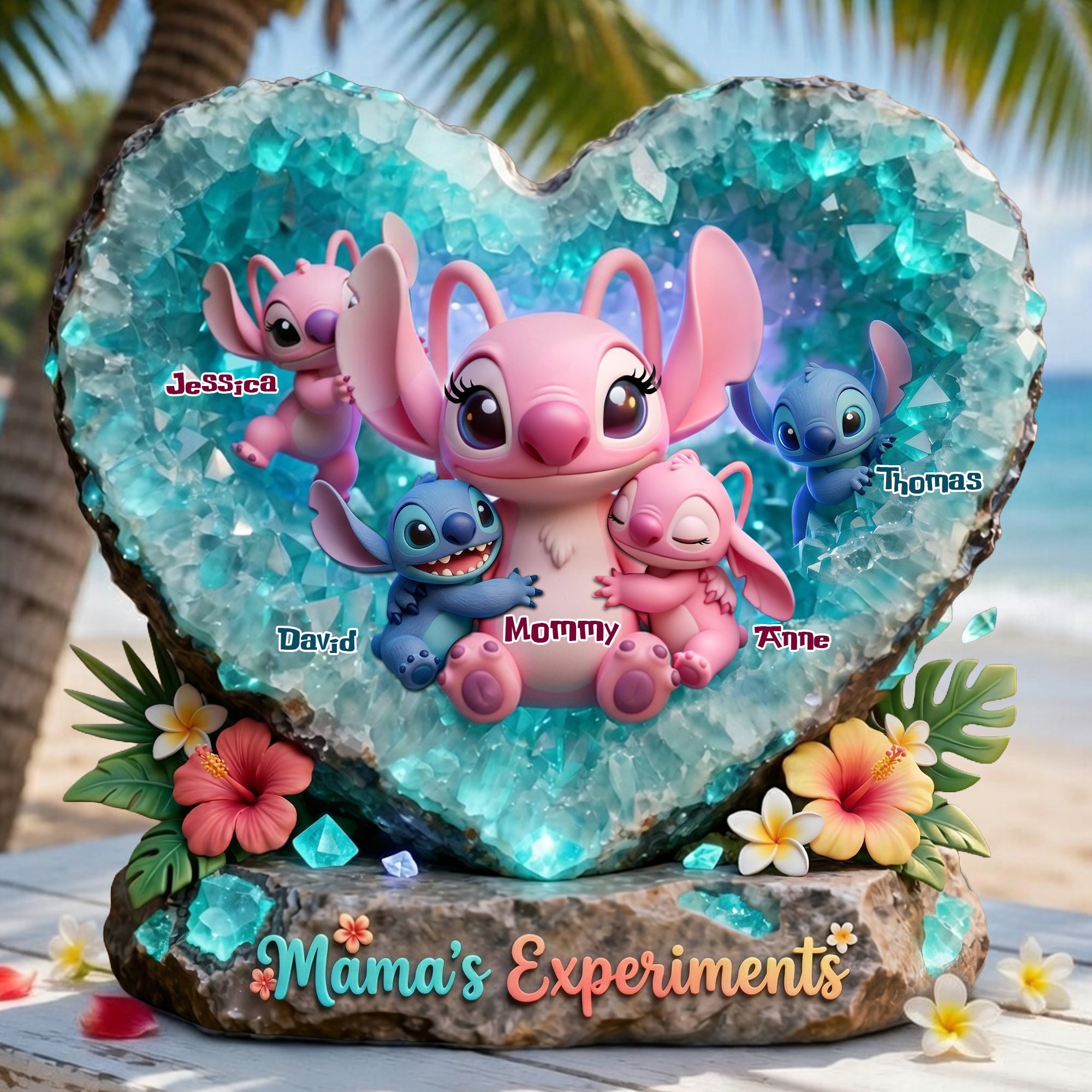 “Mama’s Experiments” - A Heartwarming Personalized Acrylic Plaque for Mother’s Day - Perfect Gift for Moms, Grandmas, and Loved Ones Shaped Plaques PopCulturePrints