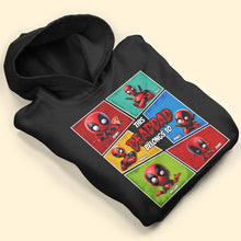 Load image into Gallery viewer, This DeadDad Belongs To - Personalized Deadpool Shirt - Custom Gift for Dad and Grandpa Shirts PopCulturePrints
