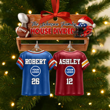 Load image into Gallery viewer, House Divided Family Ornament - A Personalized Touch for Family Unity Ornament PopCulturePrints
