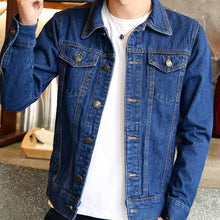 Load image into Gallery viewer, “Every Super Dad Deserves a Mighty Gift” - Power Father Denim Jacket - Personalized Gift for Dad Denim Jacket PopCulturePrints
