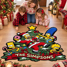 Load image into Gallery viewer, Bring Holiday Cheer Home - Cheerful Cartoon Family Doormat - Personalized Christmas Gift for Everyone Doormat PopCulturePrints
