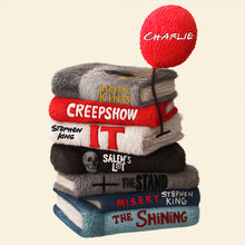 Load image into Gallery viewer, “Delve Into the Dark” - Horror Pillow Personalized Gifts - Custom Gift for Horror Fans, Book Lovers, and Halloween Enthusiasts Pillow PopCulturePrints
