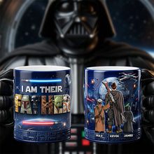 Load image into Gallery viewer, “I Am Their Father” - Dad’s Space Squad Magic Mug - Personalized Gift for Dad, Grandpa &amp; More Coffee Mug PopCulturePrints
