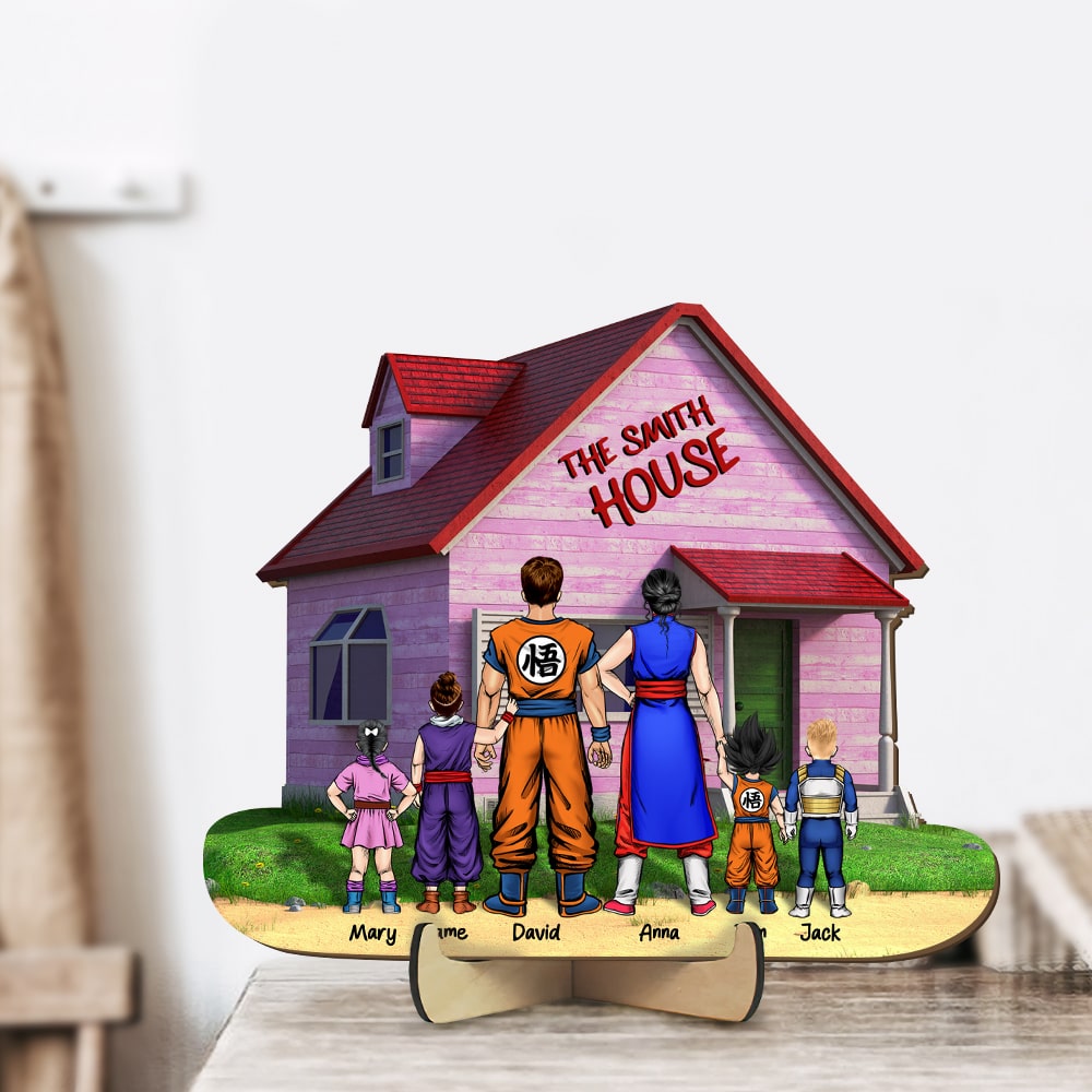 Custom Family Anime-Themed Wood Sign Wood Sign PopCulturePrints