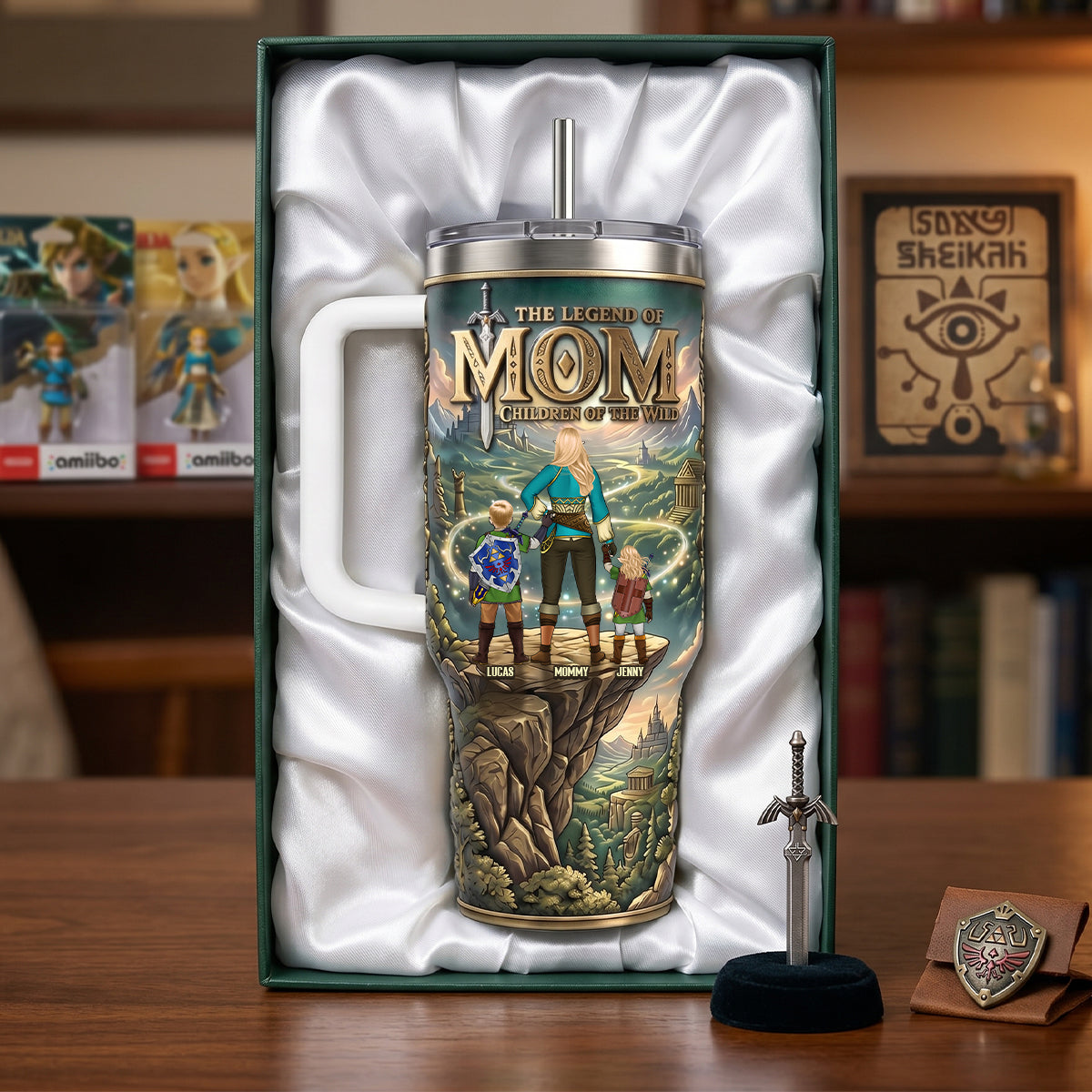 “The Legend of Mom” - Personalized Tumbler for Mom, Grandma, and More! Tumbler Cup PopCulturePrints