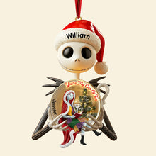 Load image into Gallery viewer, You&#39;re My Cup Of Tea – Spooky Love Christmas Ornament - Personalized Gift for Couples Ornament PopCulturePrints
