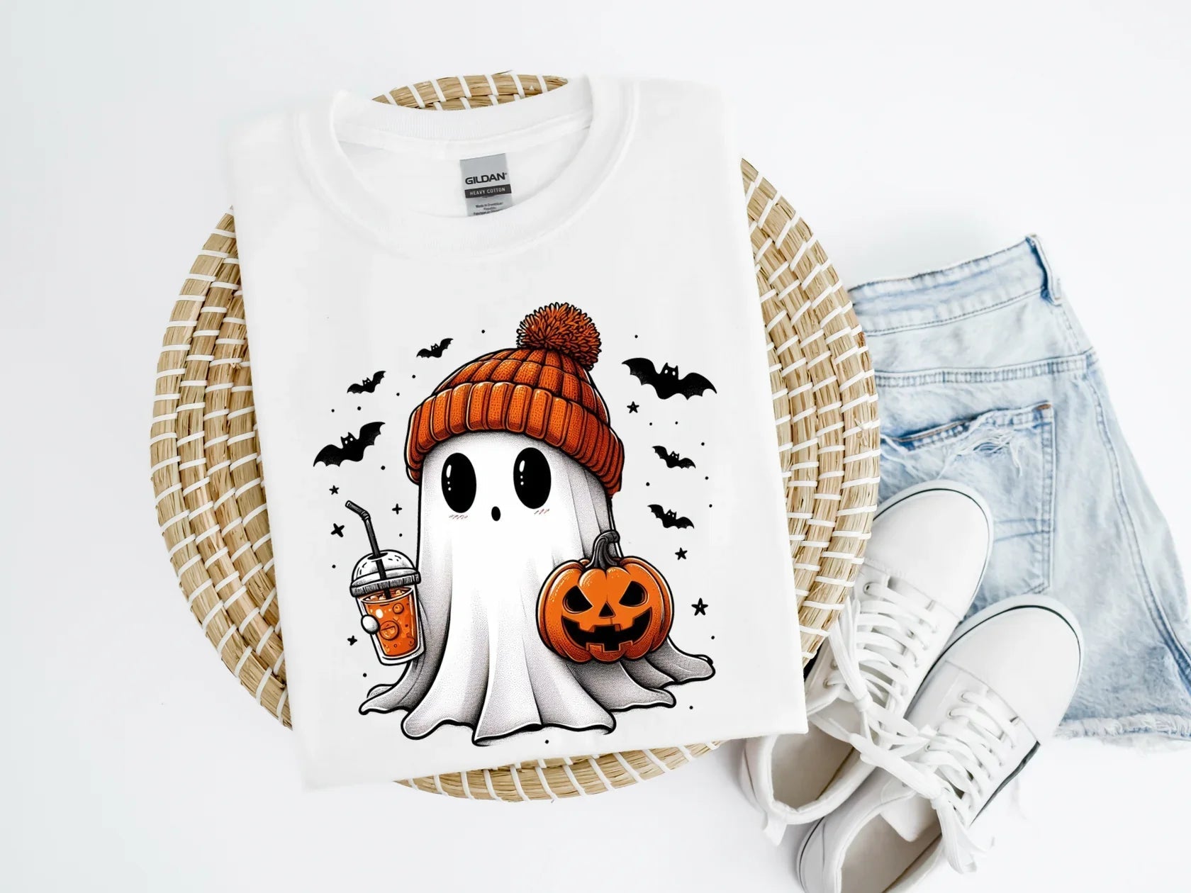 Cute Halloween Ghost T-Shirt