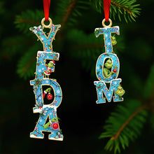 Load image into Gallery viewer, &quot;Bring Holiday Cheer!&quot; - Custom Funny Alphabet Tree Ornament for Kids and Family Ornament PopCulturePrints
