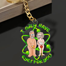 Load image into Gallery viewer, Personalized Quirky Couple Keychain - Unique Funny Valentine&#39;s Day Gifts Keychains PopCulturePrints

