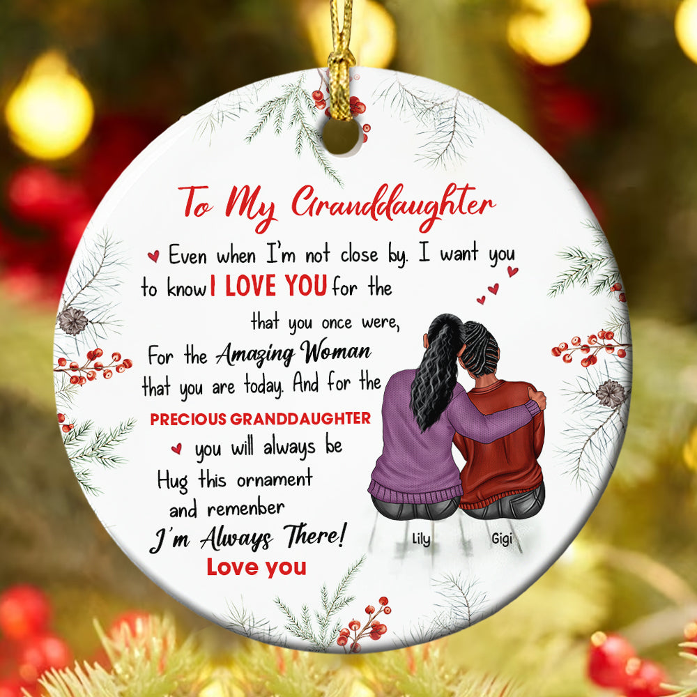 Personalized Christmas Ornament: Heartfelt Gifts for Grandma Ornament PopCulturePrints