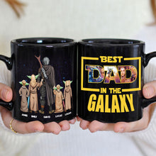 Load image into Gallery viewer, Personalized Best Dad in the Galaxy Mug Coffee Mug PopCulturePrints
