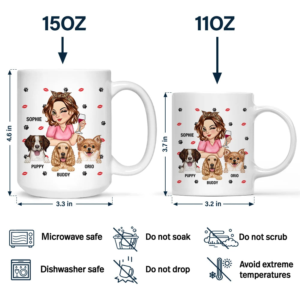 I'm Not Like A Regular Mom, I'm A Dog Mom - Personalized Mug for Dog Lovers Mug PopCulturePrints