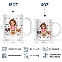 Load image into Gallery viewer, I&#39;m Not Like A Regular Mom, I&#39;m A Dog Mom - Personalized Mug for Dog Lovers Mug PopCulturePrints
