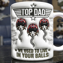 Load image into Gallery viewer, Top Dad - Personalized Fun Champion Dad Race Coffee Mug Coffee Mug PopCulturePrints
