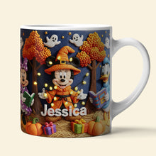 Load image into Gallery viewer, Spooktacular Halloween Magic - Personalized Cute Coffee Mug for Cartoon Fans Coffee Mug PopCulturePrints
