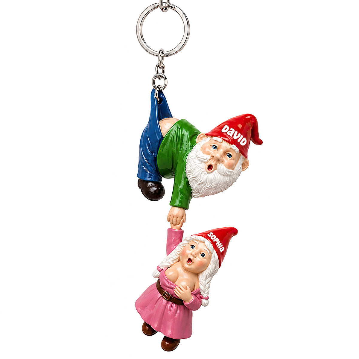 Funny Couple Acrylic Keychain - Personalized Gifts For Couple 05ohdt180726 Keychains PopCulturePrints