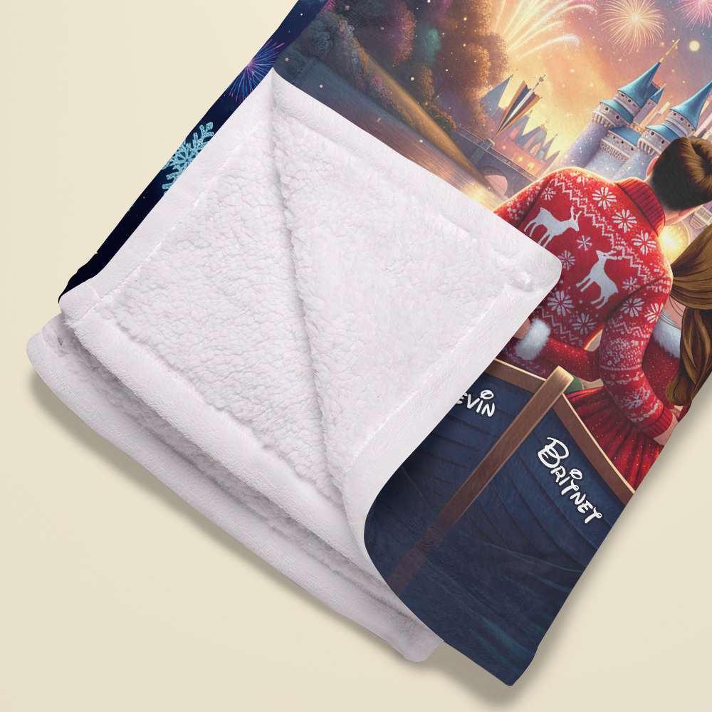 And Then They Lived Happily Ever After Blanket - Personalized Gifts for Couples Blanket PopCulturePrints